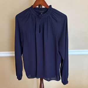 Ann Taylor Midnight Black Blouse